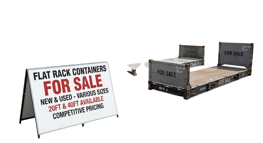 Flat Rack Containers for Sale from Swaans Containers