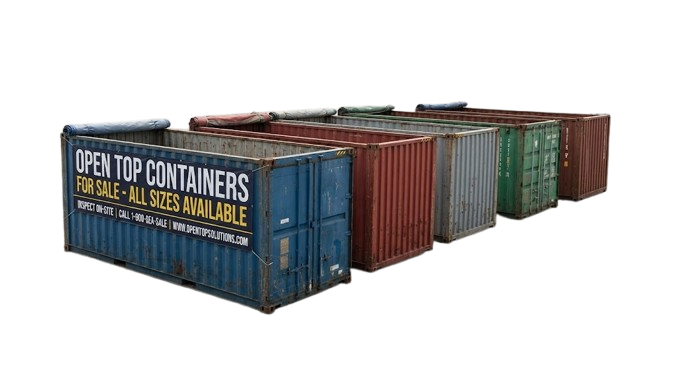 Open Top Containers for Sale from Swaans Containers