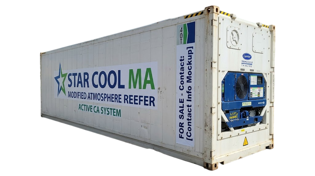 Modified atmosphere Star Cool MA reefer container for sale with active CA system