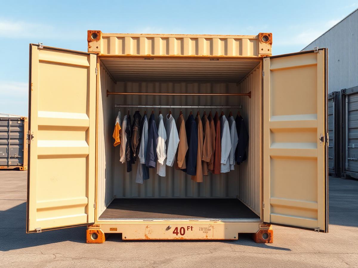 Garment Containers for Sale from Swaans Containers